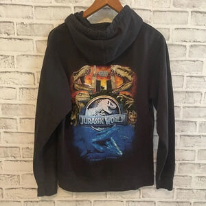 Adult unisex Universal Studios Jurassic World dinosaur hoodie sweatshirt Size S